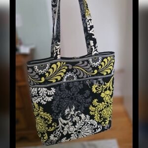 Stylish Black and Yellow Tote Bag